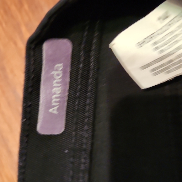 Gloria Vanderbilt Jeans Amanda jeans size 14 black - Picture 6 of 12